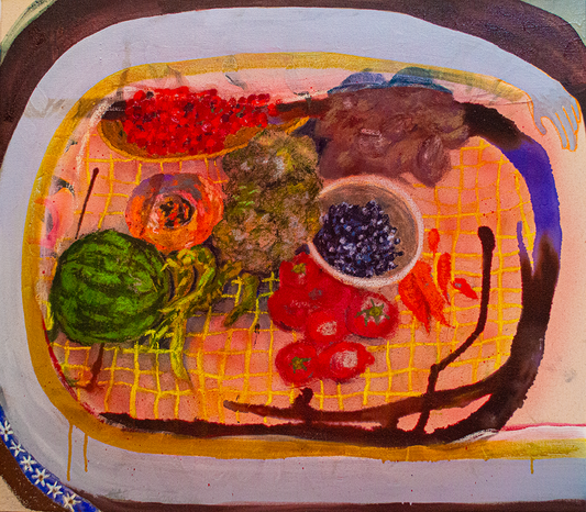The fruit fell from the tree attached to invisible strings; we ate it for the sake of living.