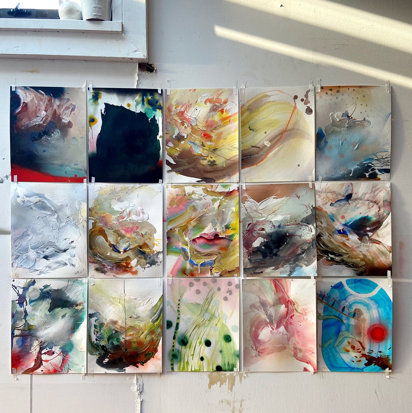 2021: 99 Day Paintings, All of them.