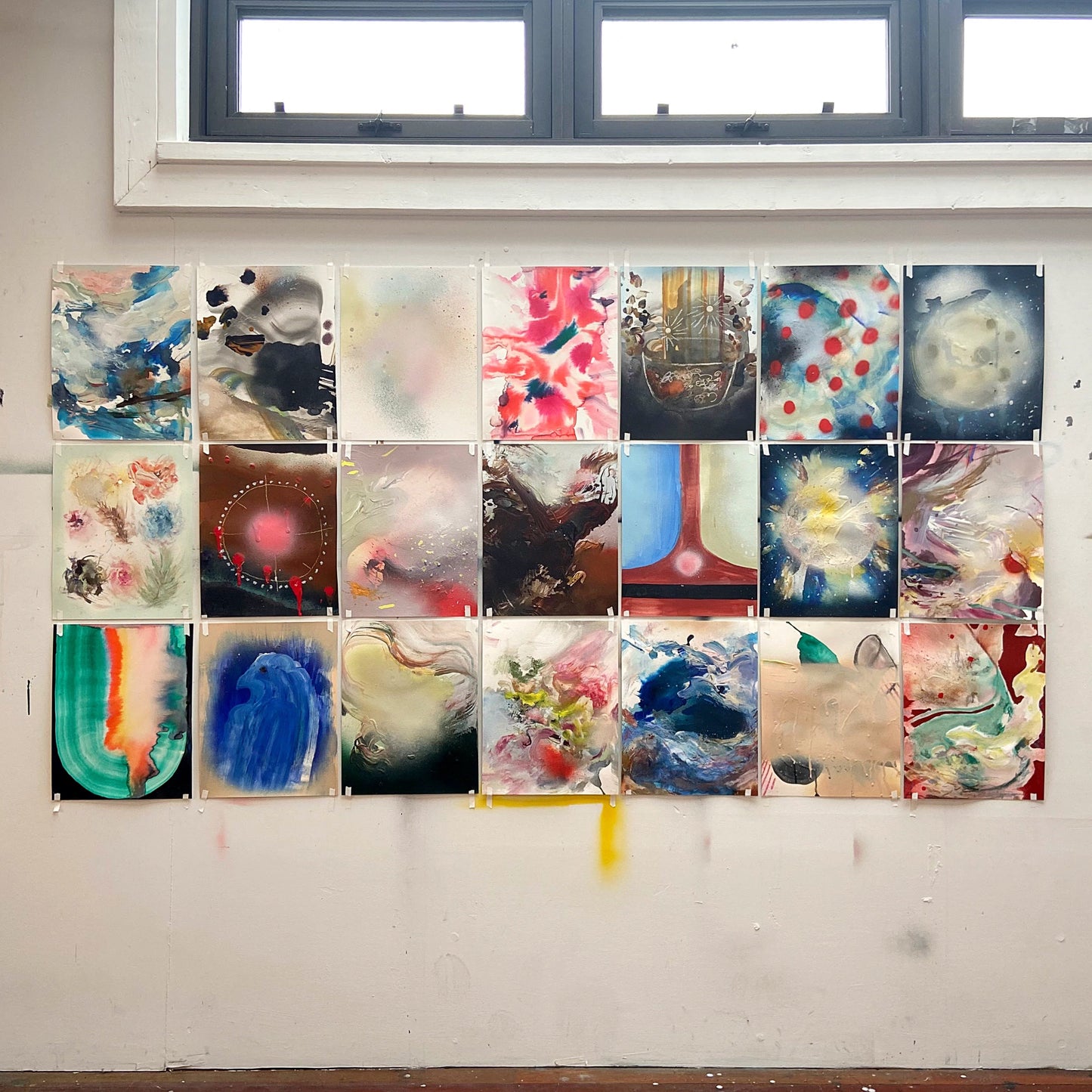 2021: 99 Day Paintings, All of them.