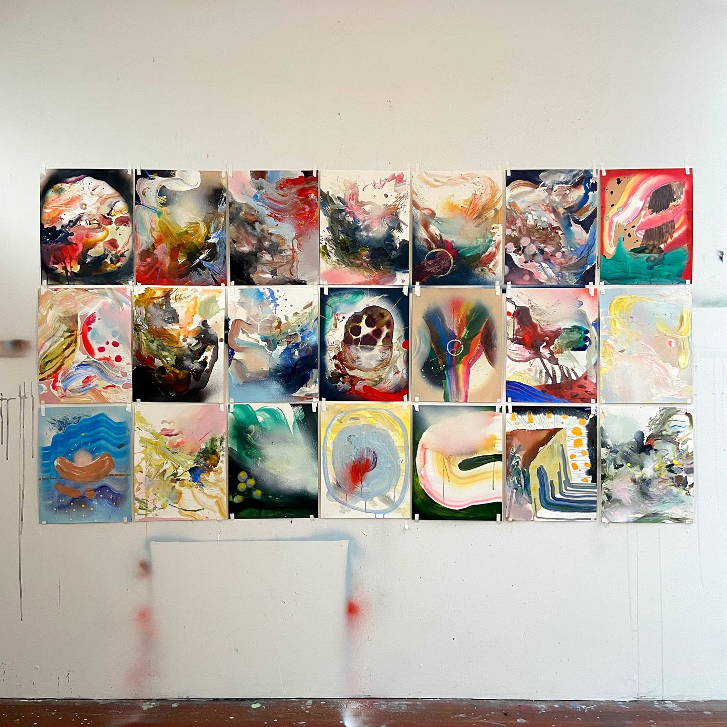 2021: 99 Day Paintings, All of them.