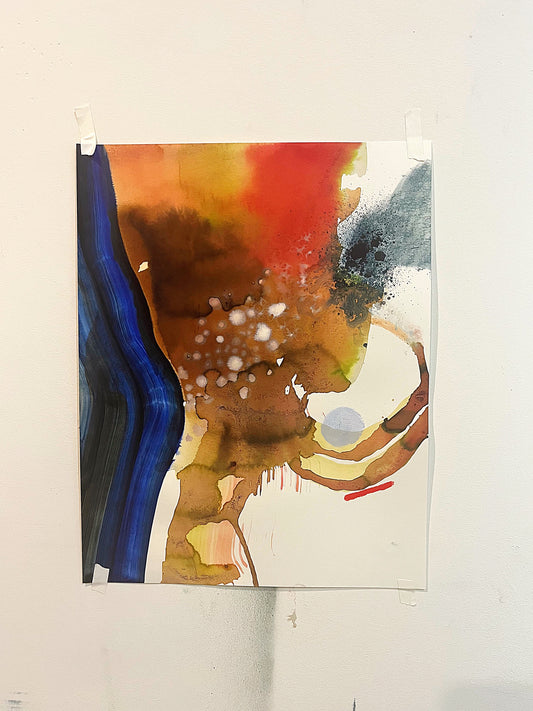 Day 22: The value of an art degree(?) To be honest I was thinking of something completely off topic while painting this. 😵💫