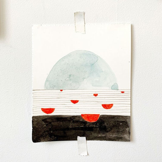 The reflection upon the water was not accurate but delightful to look at nonetheless.